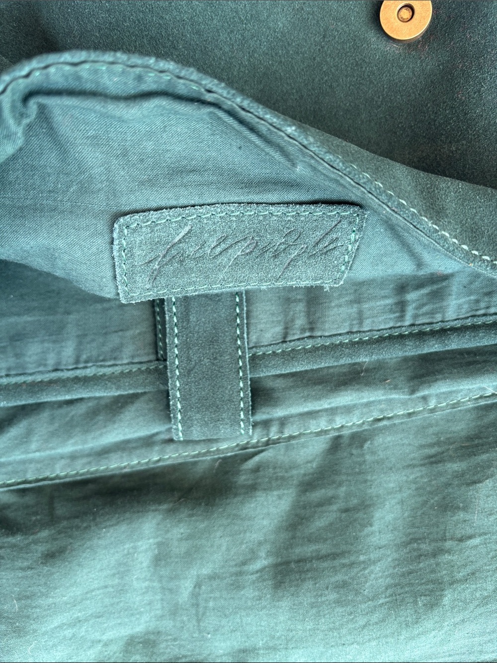 FP Zahara Suede Messenger Bag - Picture 4 of 13